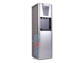 Кулер для воды напольный с холодильником LESOTO 888 L-B silver-black